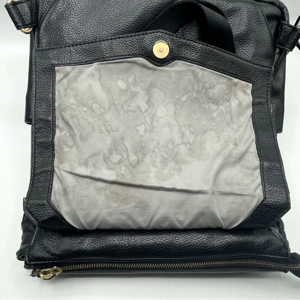 Freshly Picked Convertible Diaper Bag Tote Backpack Black
